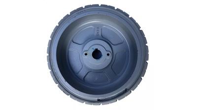Non-Marking Scissor Lift Solid Tyre – Grey Compound view 2