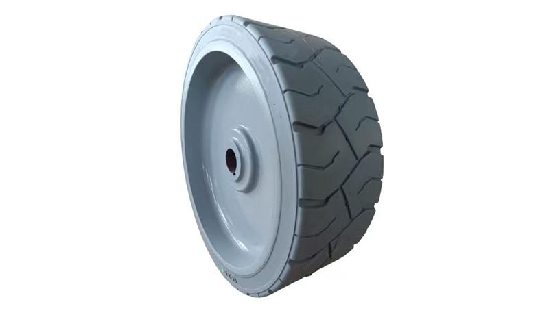 Non-Marking Scissor Lift Solid Tyre – Grey Compound – JABIL